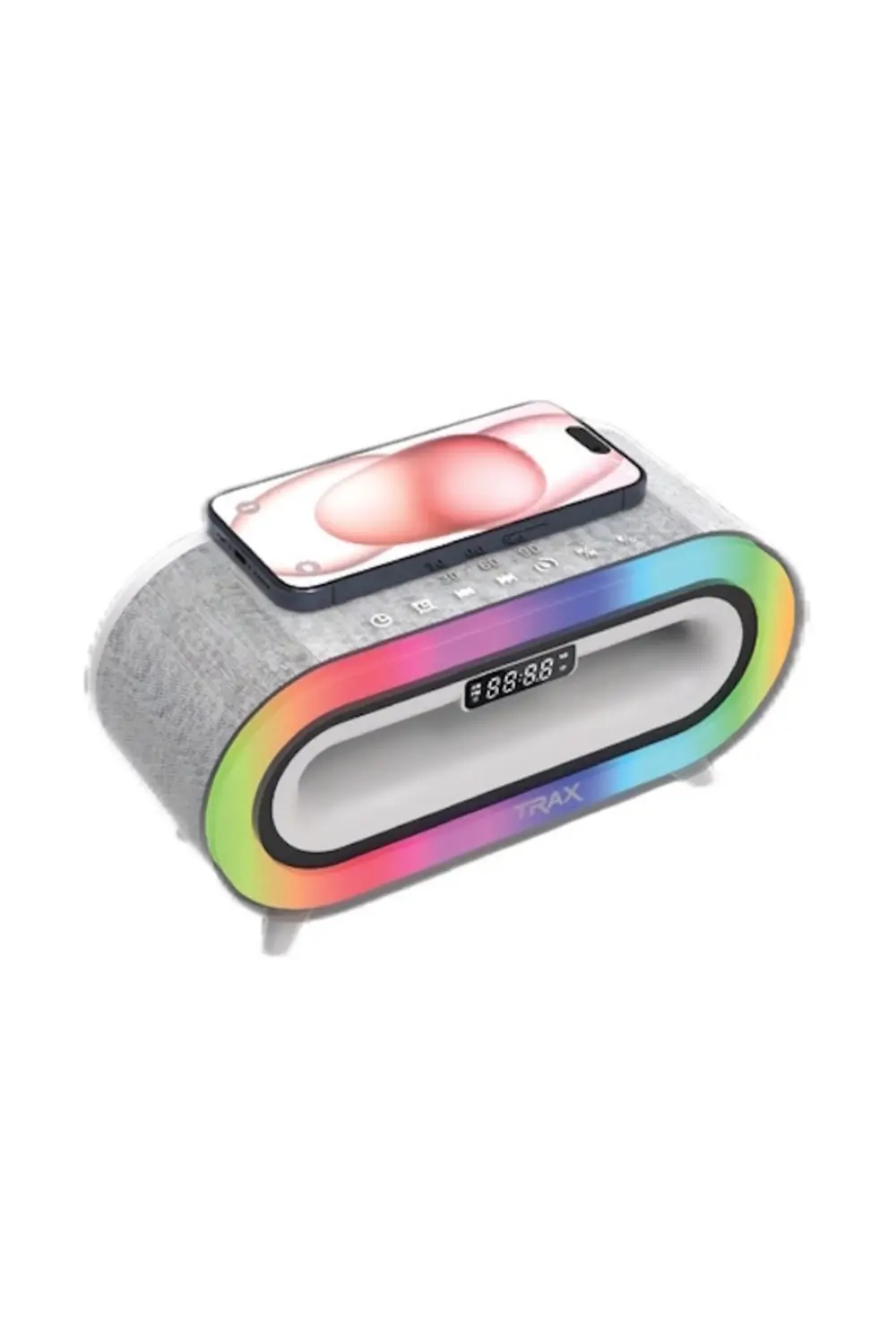 Trax M24302 Bluetooth Hoparlör Şarj Standı Beyaz