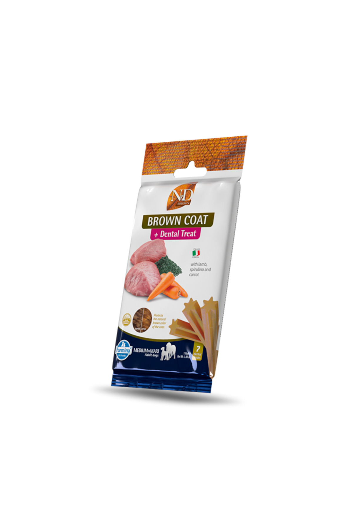 TREAT ND BROWN KUZU HAVUÇ SPIRULINA BROWN COAT DİŞ SAĞLIĞI KUZU S