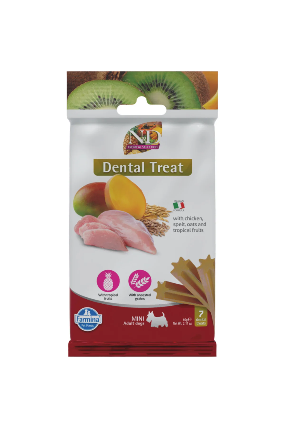 TREAT ND TROPICAL CHICKEN SELECTION MINI DİŞ SAĞLIĞI ÖDÜLÜ 7 STİC