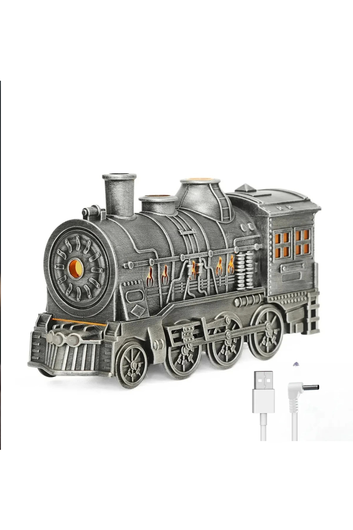 Tren Şeklinde Buharlı Oda Hava Nemlendirici Işık Buhar Makinesi K Tren Şeklinde Buharlı Oda Hava Nemlendirici Işık Buhar Makinesi K