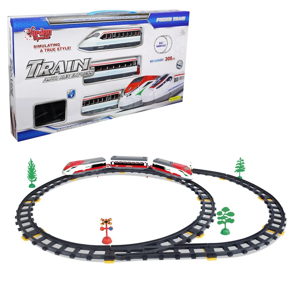 Tren Seti 40 Parça Express Tren 308 cm Ray - 2934A-11 - 1 ADET