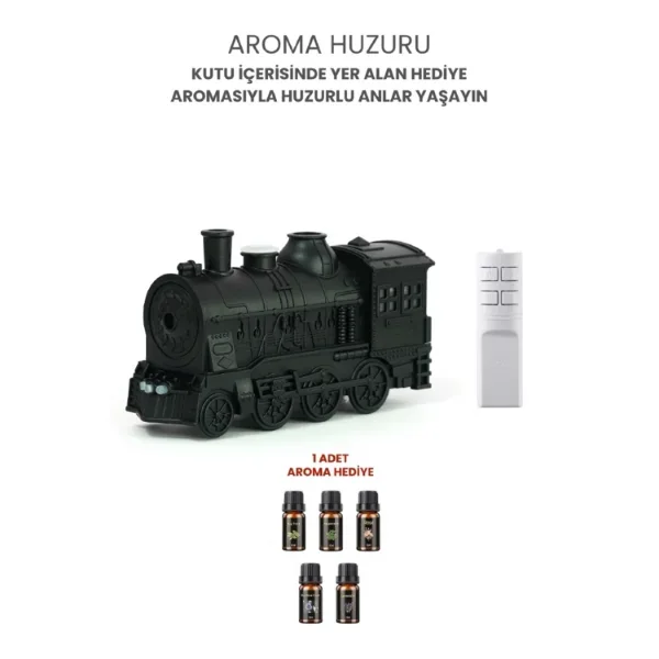 Tren Temalı Akıllı Hava Nemlendirici ile Ev Konforu