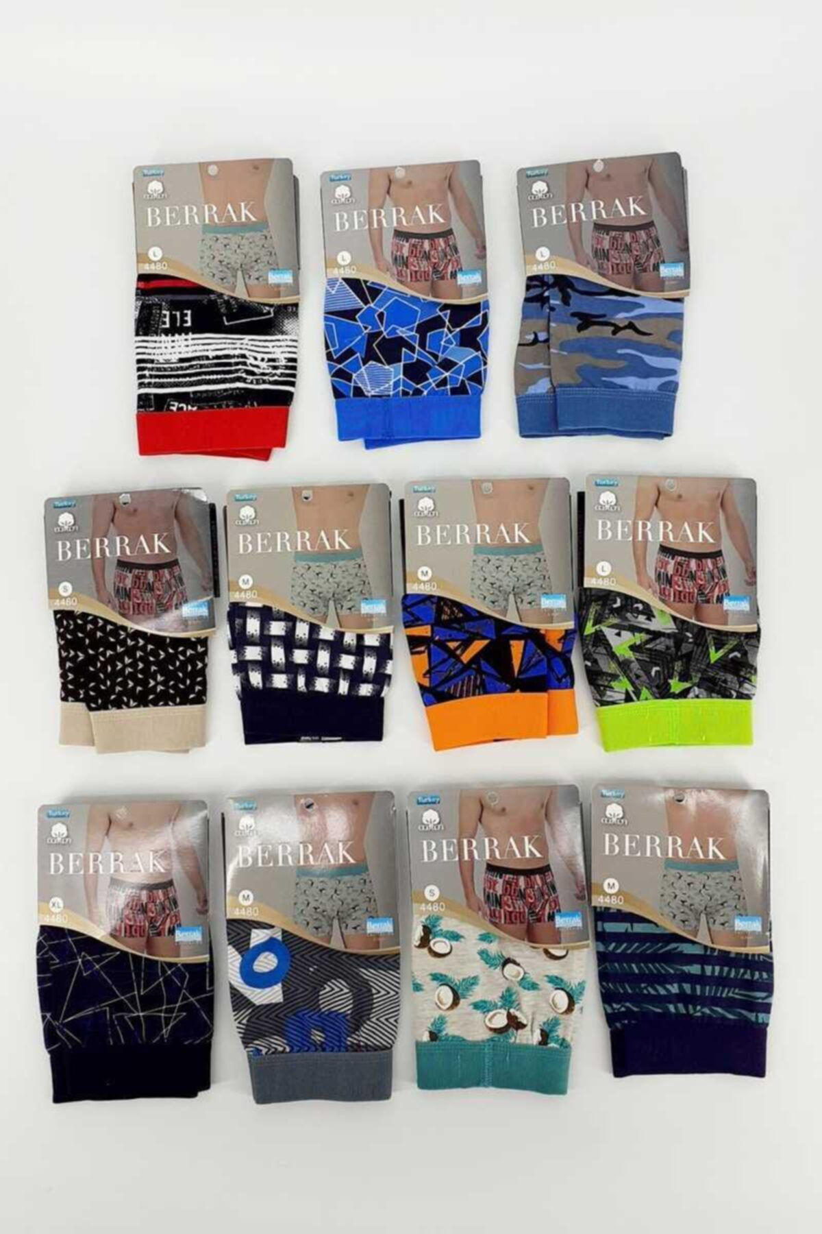 Trend Desen 7'li Erkek Boxer