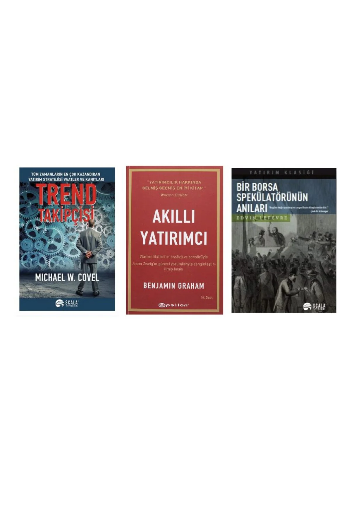 trend takipcis-akilli yatirimci-bir borsa spekulatorunun anilari= 3 set kitap takim Fiyatı, Yorumları ve Özellikleri