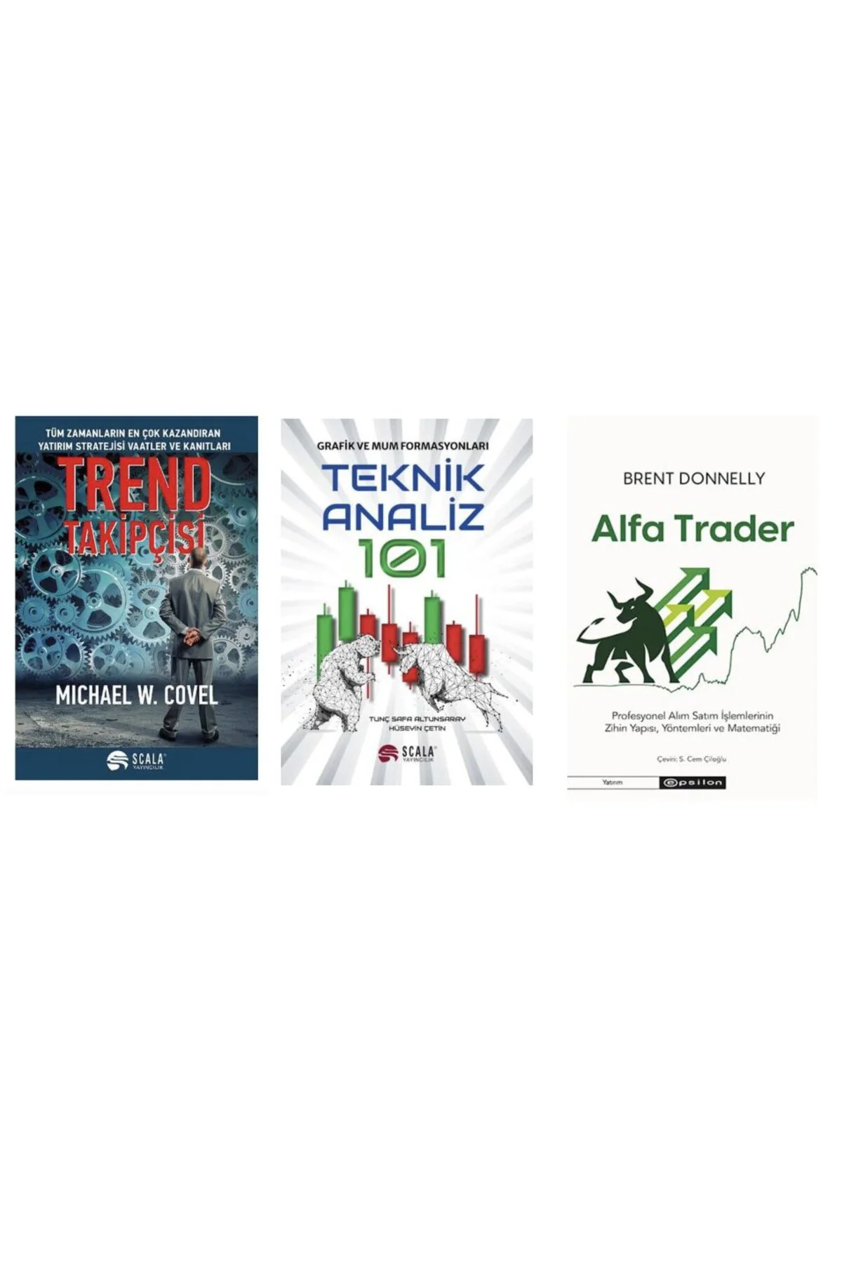 TREND TAKIPCISI+TEKNIK ANALIZ 101(MUM FORMASYONLU)+ALFA TRADER=3 SET