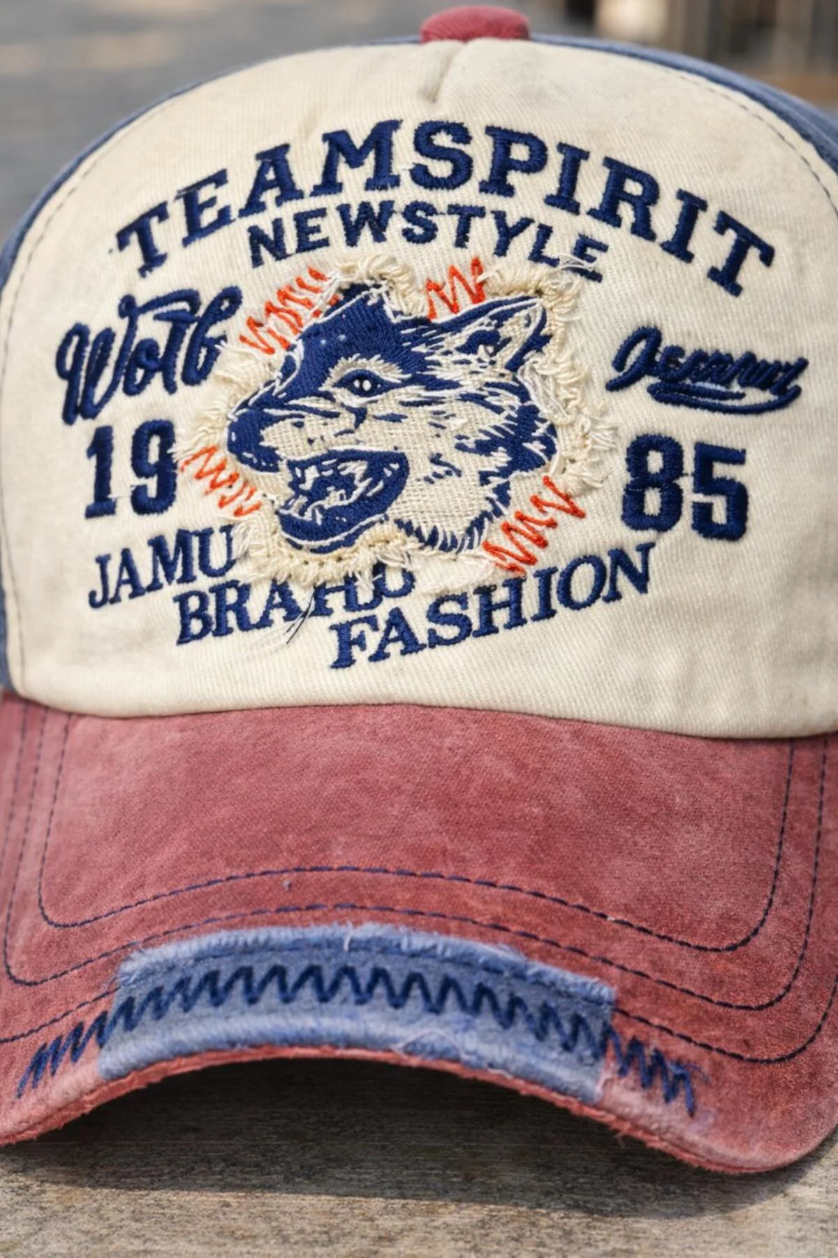 Trend Vintage Yıkamalı Unisex Şapka, Eskitme Şapka, Baseball Günl