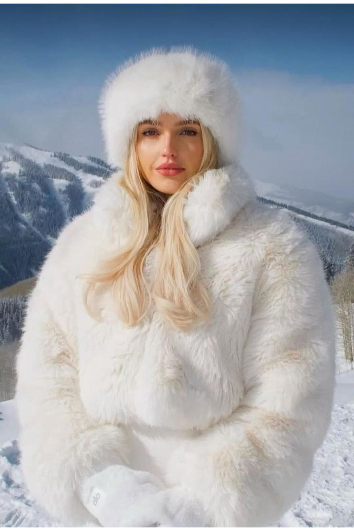 Trend, Viral Siyah Rus Kalpak Şapka, Rus Kalpak, Tüylü Kalpak, Se
