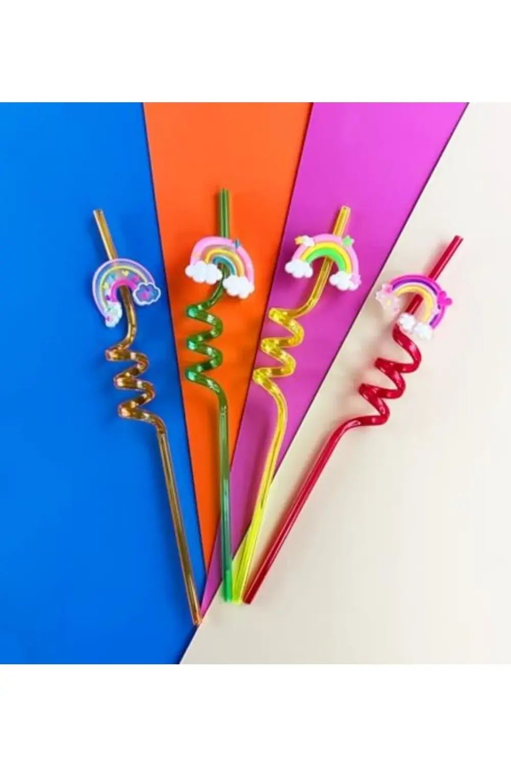 trendcrush Figürlü Plastik Pipet Seti modanex 395519