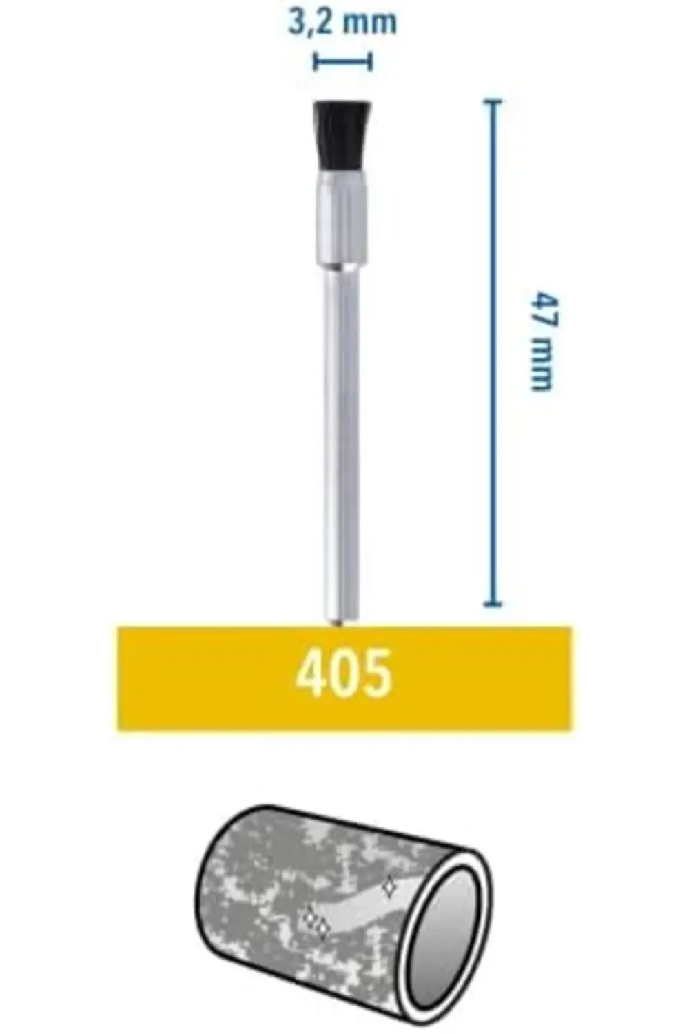 trendflare 405 Kıl Fırça 3,2 mm 3'lü modasplash 1175260