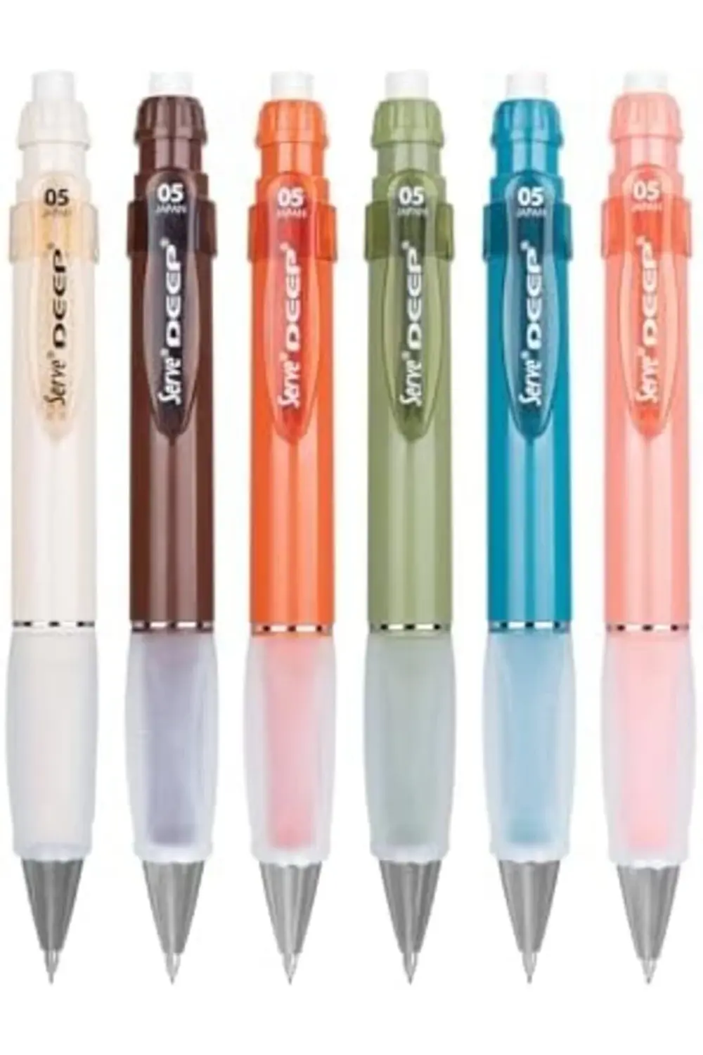 trendflare Deep Mekanik Kurşun, Toprak Tonları, 0.5 mm, 6'lı Kutu