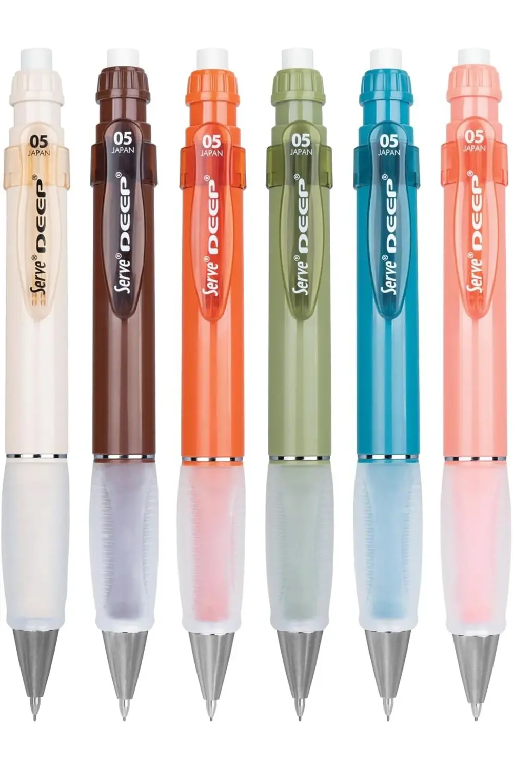 trendflare Deep Mekanik Kurşun, Toprak Tonları, 0.5 mm, 6'lı Kutu