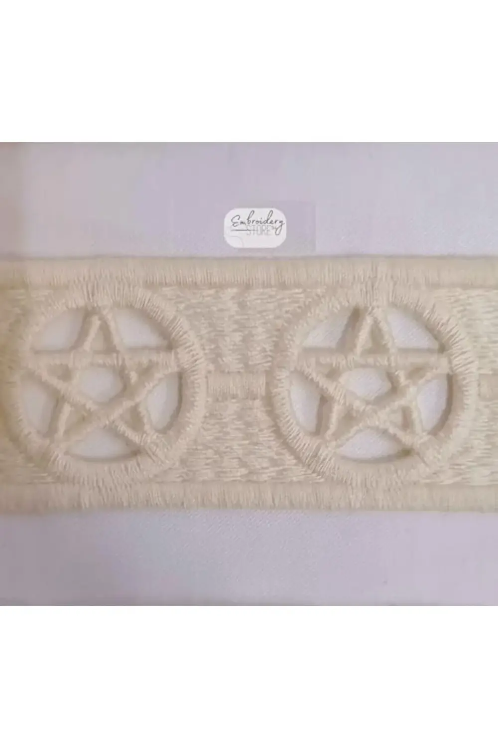 trendflick motifli şerit nakış modeli | Nakış Aksesuar (Ekru) new