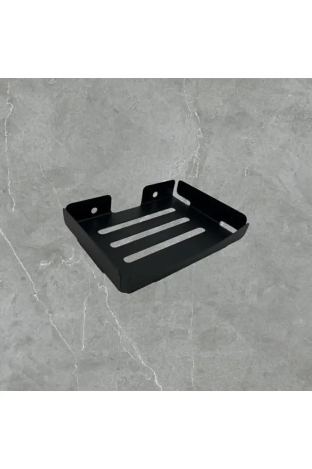 trendflick YAPIŞKANLI VE VİDALI SABUNLUK MAT SİYAH newgoldrush 10