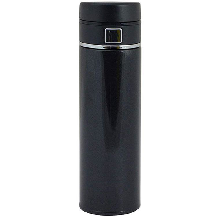 Trendix  Easy Secure Çelik Termos Matara Q Siyah Est-420-Si