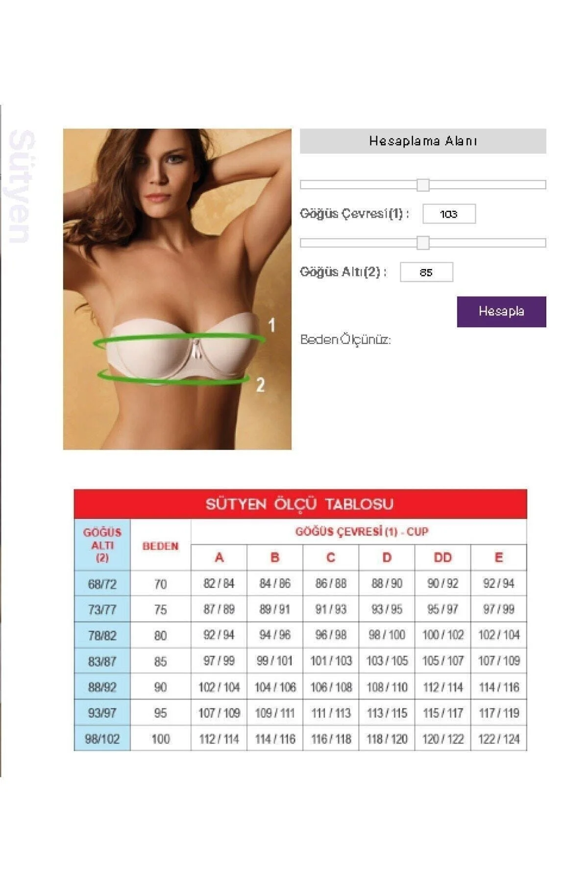 Trendless Balenli Küçültücü Sütyen - Kadın İç Giyim Toparlayıcı S