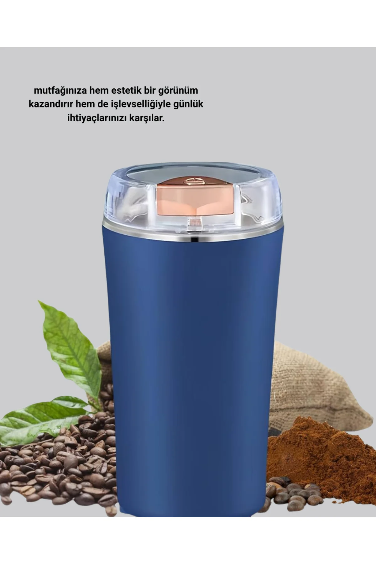 Trendlia Otomatik Paslanmaz Çelik Kahve ve Baharat Öğütücü