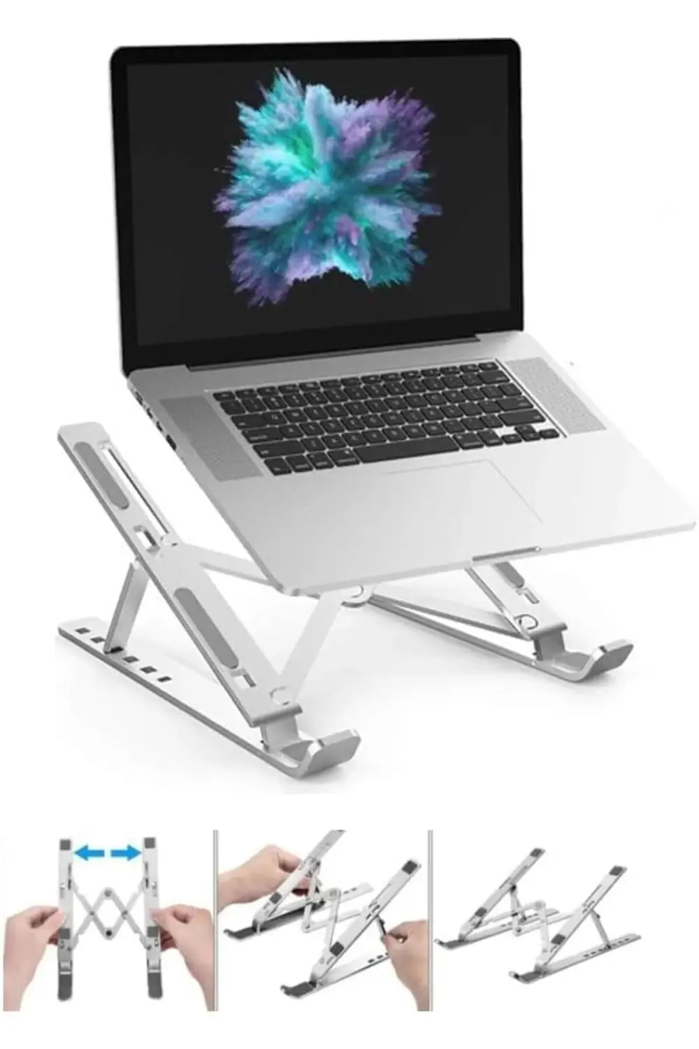 trendyloop Alüminyum Uyumlu 7 Kademeli Notebook Stantı trendflare