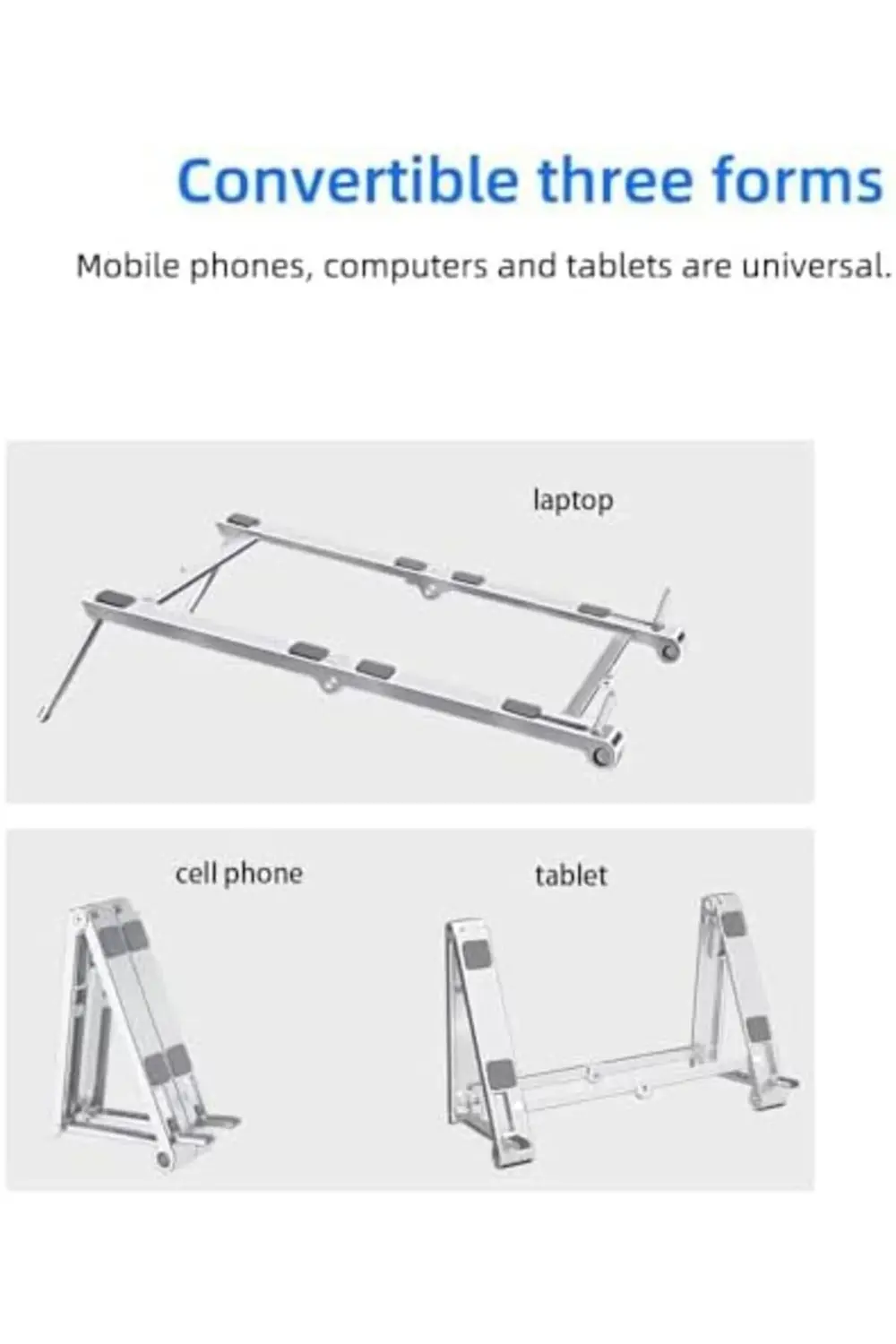 trendyloop Ayarlanabilir Yüksek Kalite Metal Laptop Dizüstü Stand