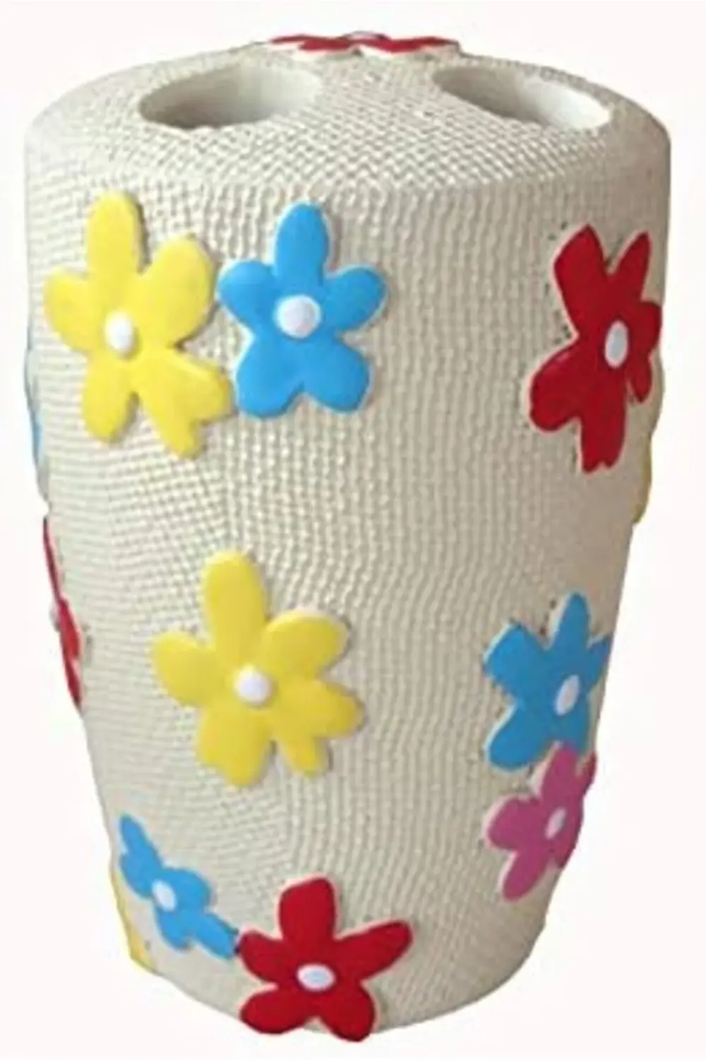 trendyloop Diş Fırçalık Renkli Papatyalı Poliresin Model trendfla