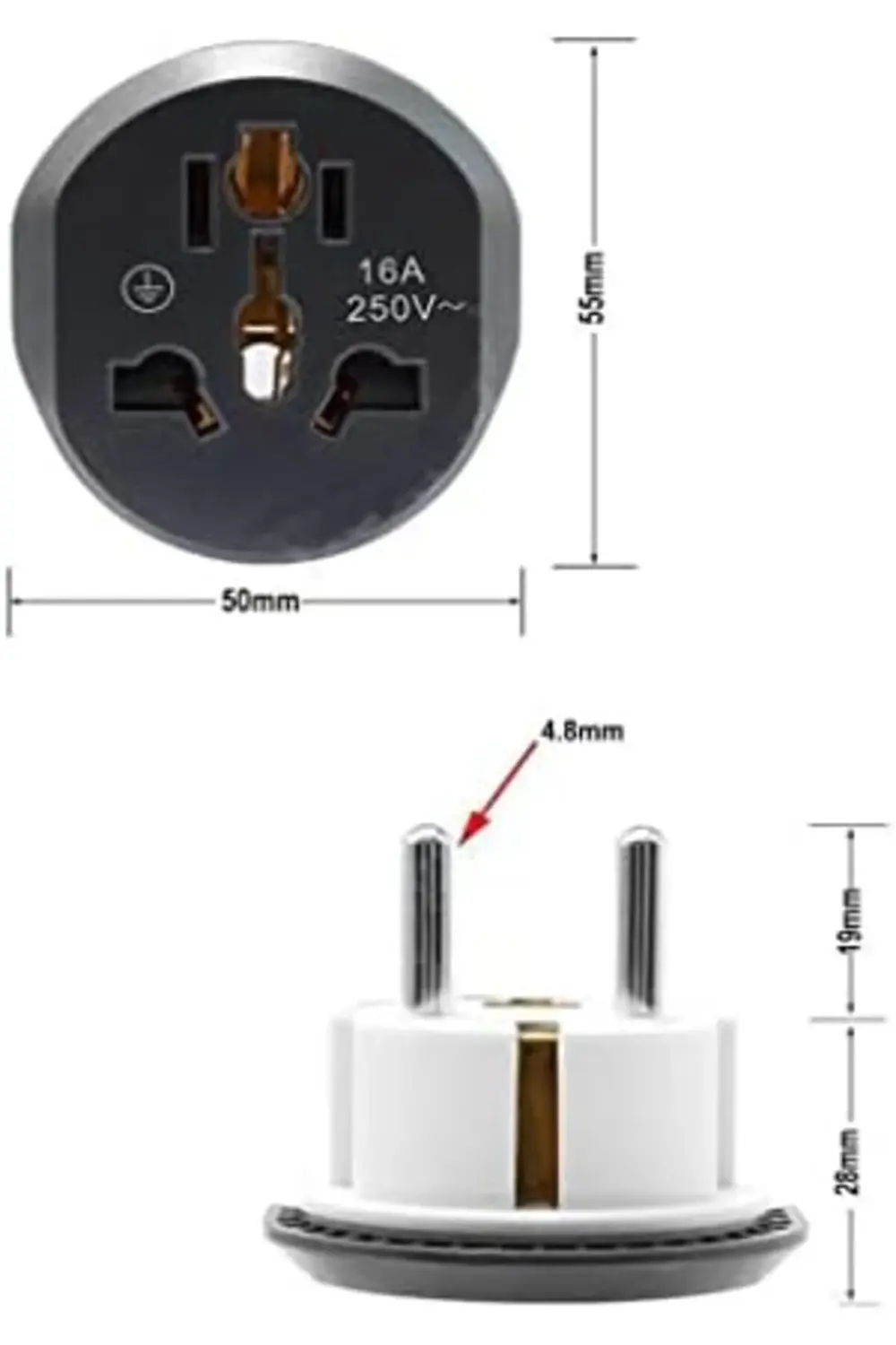 trendyloop Dişi Türk Erkek Fiş Dönüştürücü Adaptör trendflare 395
