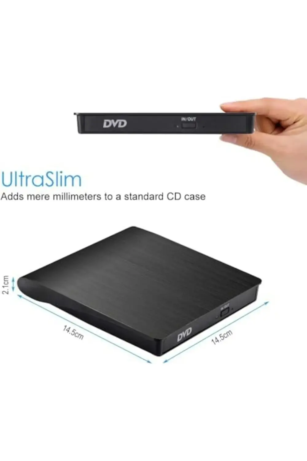 trendyloop Harici Dvd Rw External Taşınabilir Ultra İnce USB 3.0