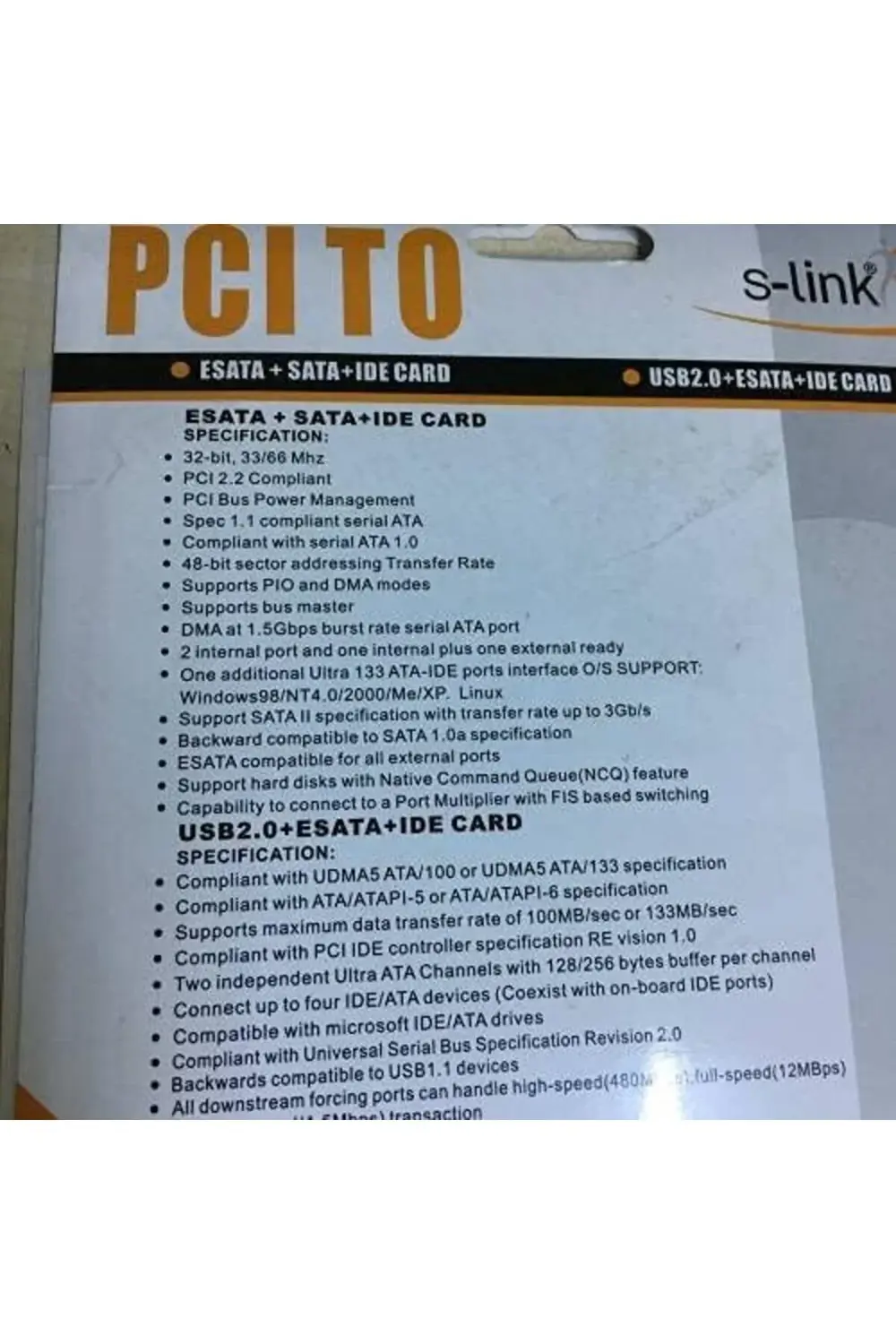 trendyloop PCI Sata + Esata + İde Kart PCI to IDE SATA ESATA PCI