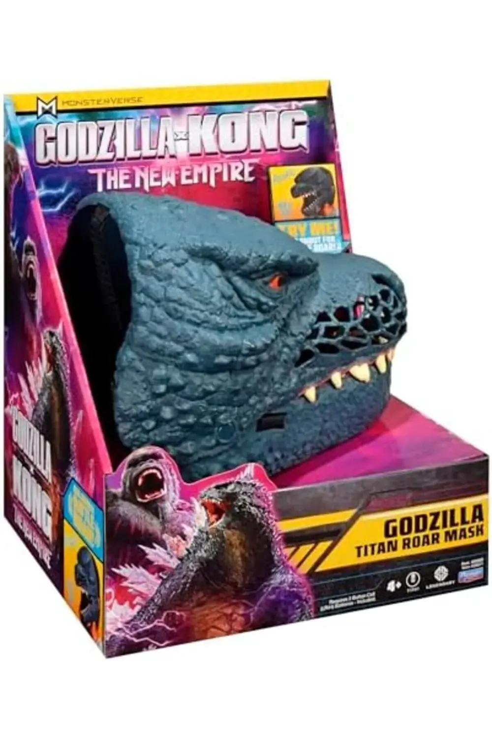trendyloop PlayMates Godzilla x Kong Sesli Maske Godzilla trendfl