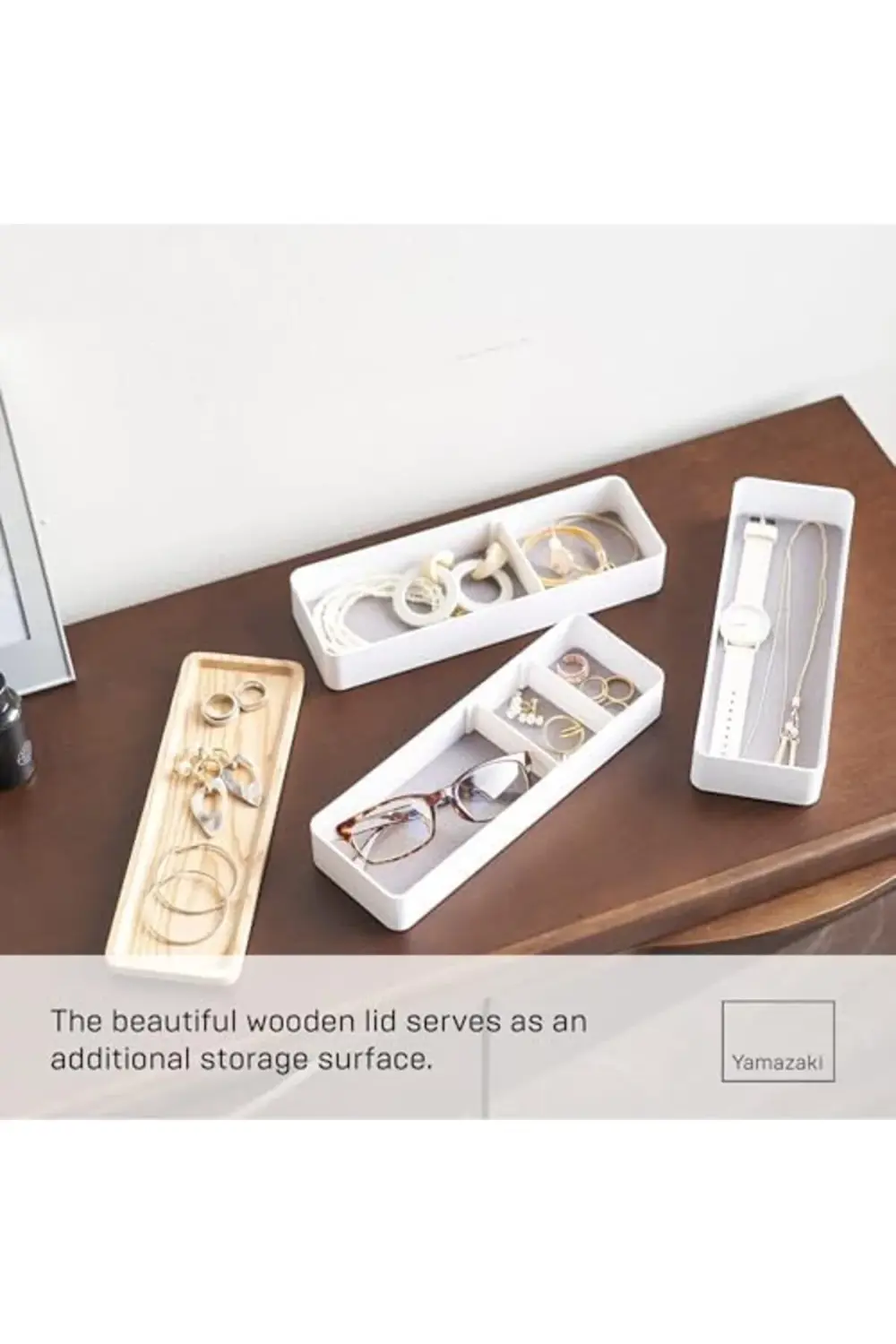 trendyloop RIN Takı Kutusu - 3 Katlı, Beyaz trendflare 395519