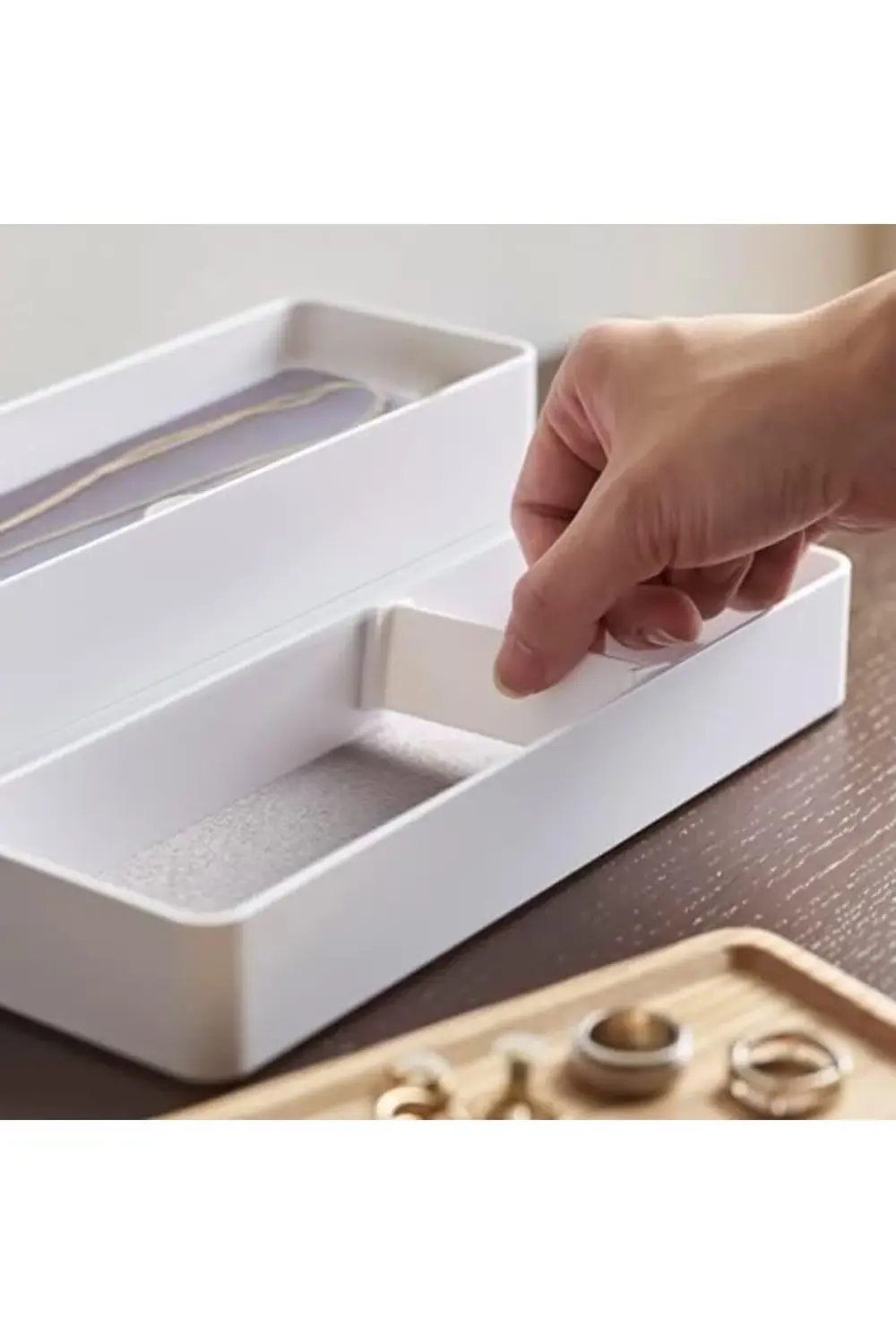 trendyloop RIN Takı Kutusu - 3 Katlı, Beyaz trendflare 395519