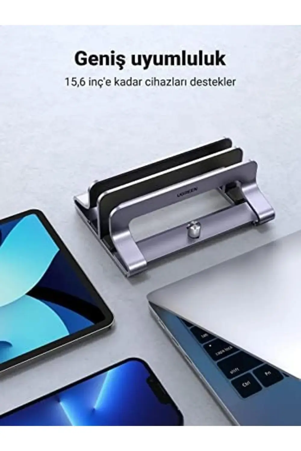 trendyloop UGREEN Masa için Dikey Dizüstü Bilgisayar Standı Çift