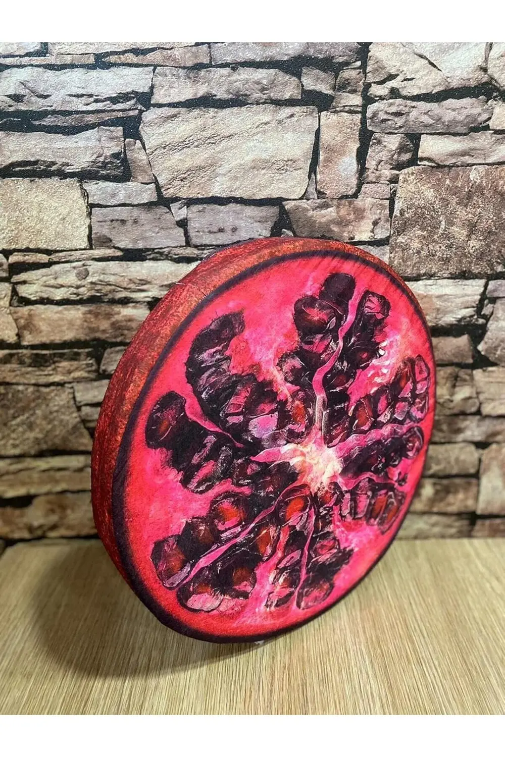 trendymr 3D Meyve Desen Nar Yastık Life 1171957