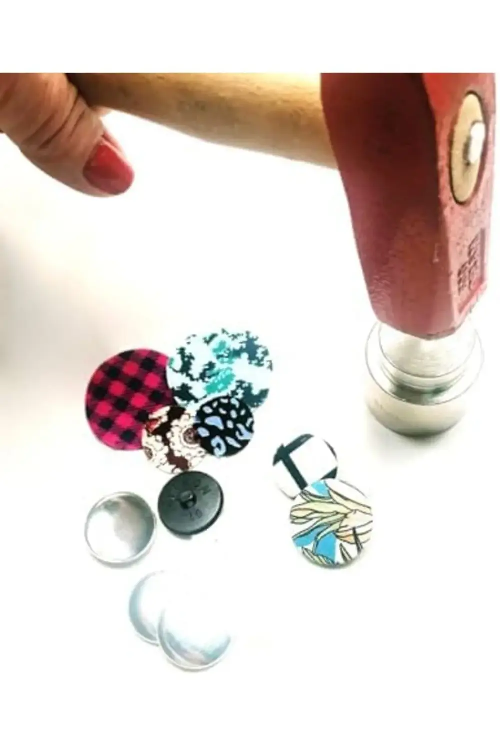 trendymr Kaplamalı Düğme 18 Boy 11,50 mm Kendin Yap Kiti, Gömlek,