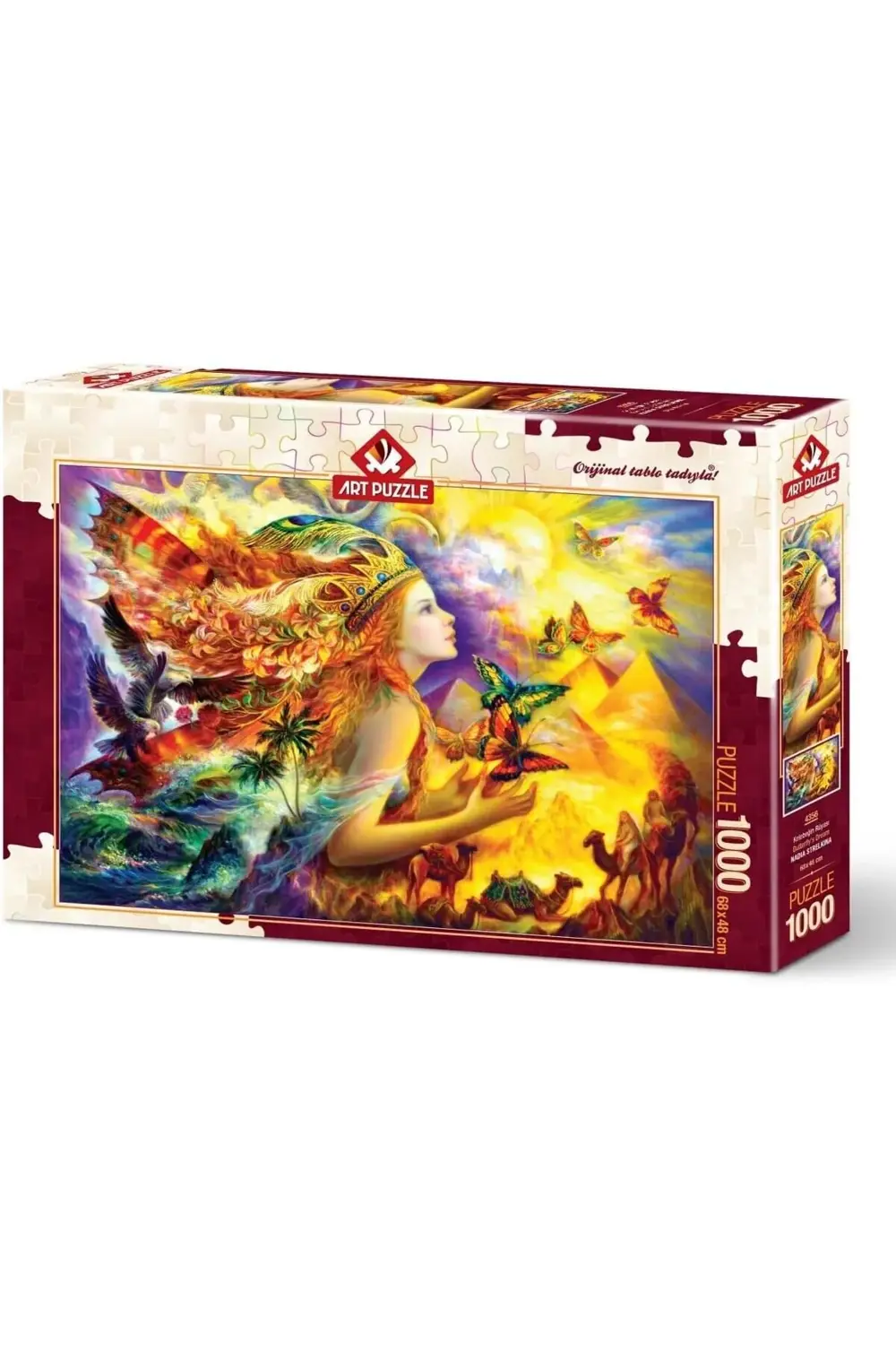 trendymr Parça Puzzle Rüyası 1000 Puzzle Kelebeğin Yeni Life 1021