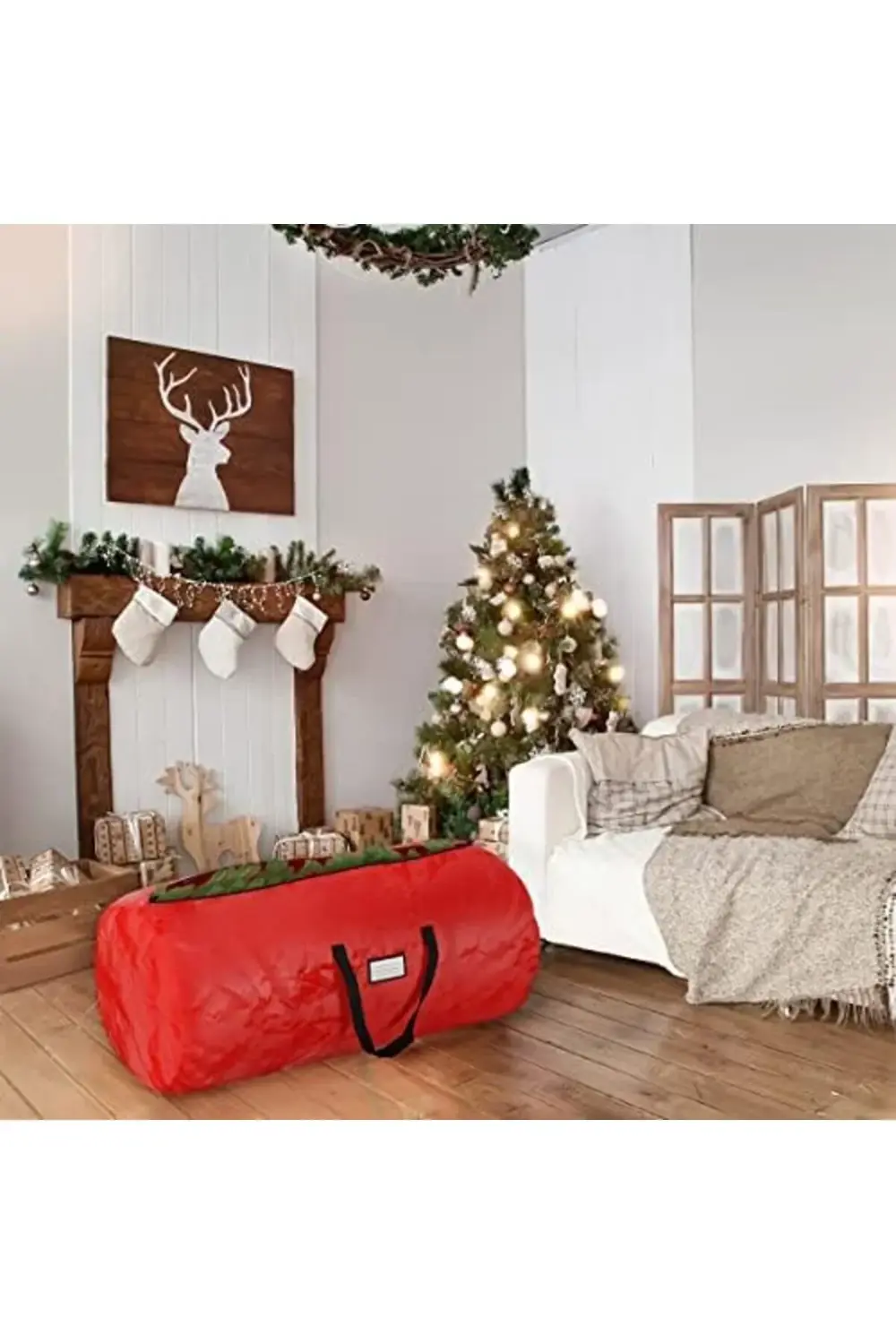 trendymr stor ile saklama çantası, plastik, Kırmızı, Extra-Larage