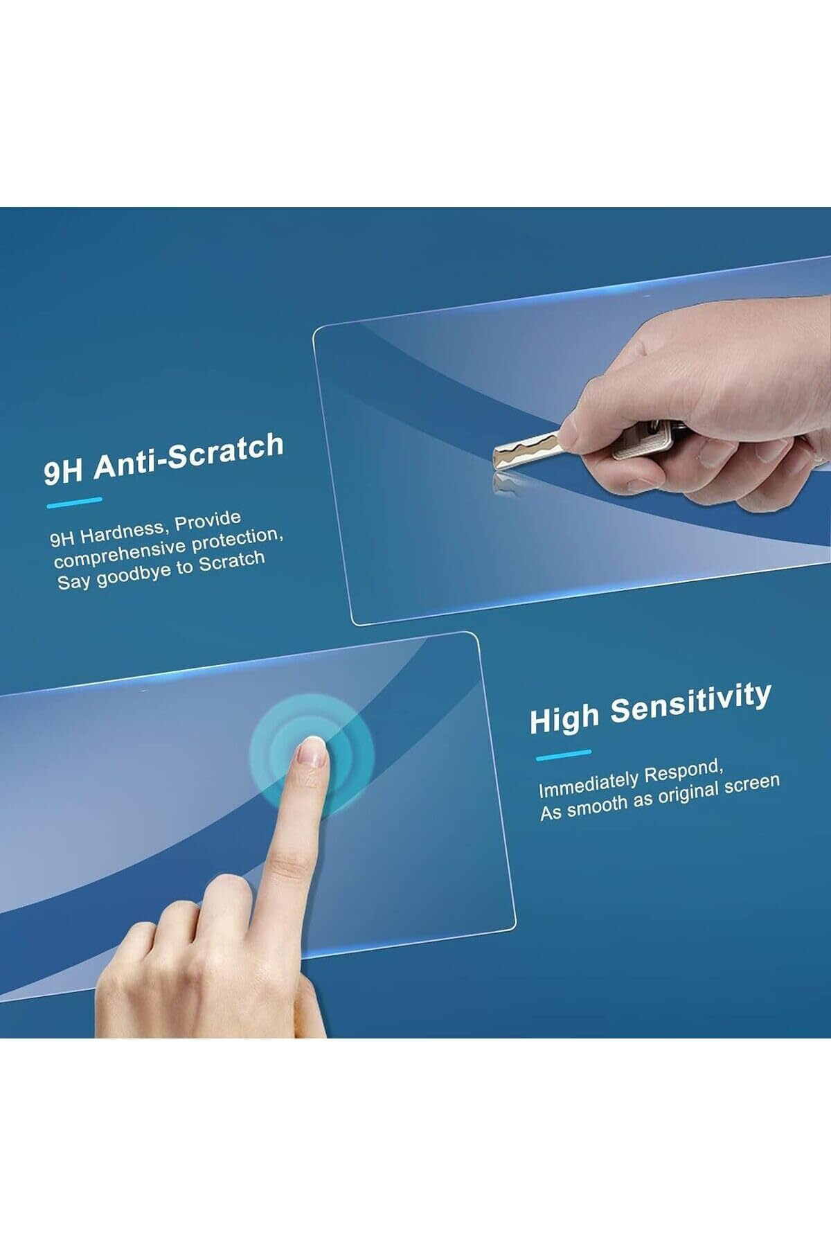 TrendySell Multimedya Navigasyon Ekran Koruyucu Nano Koruyucu Fil