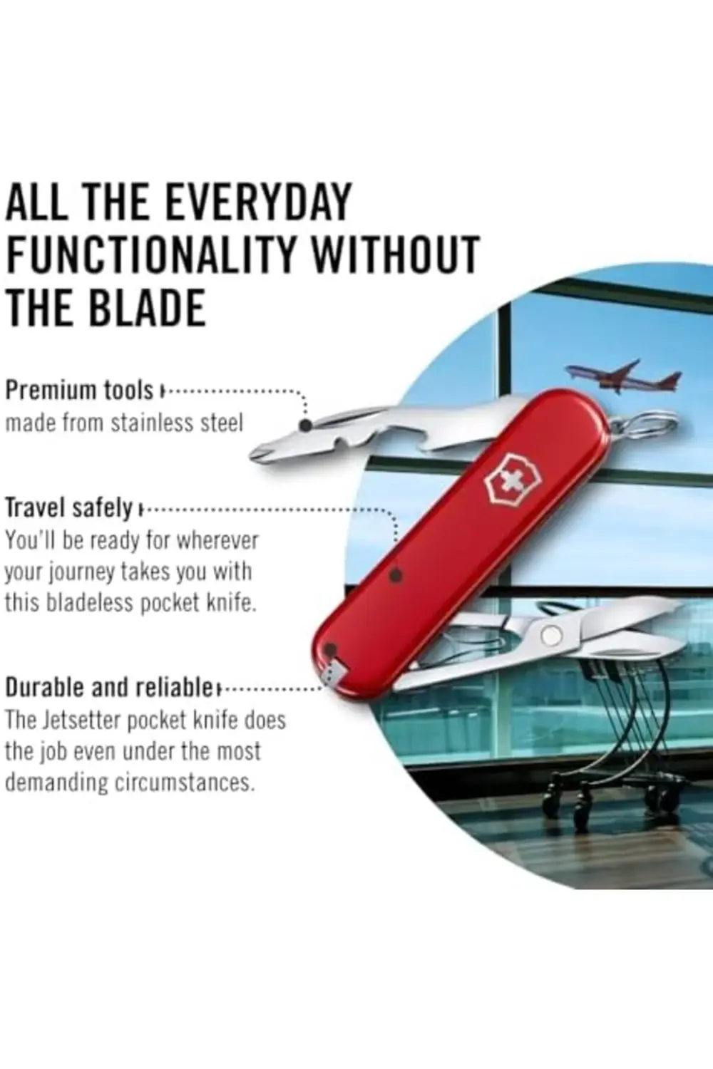 trendyvision 0.6263 Jetsetter Çakı, Kırmızı buyflicker 395519