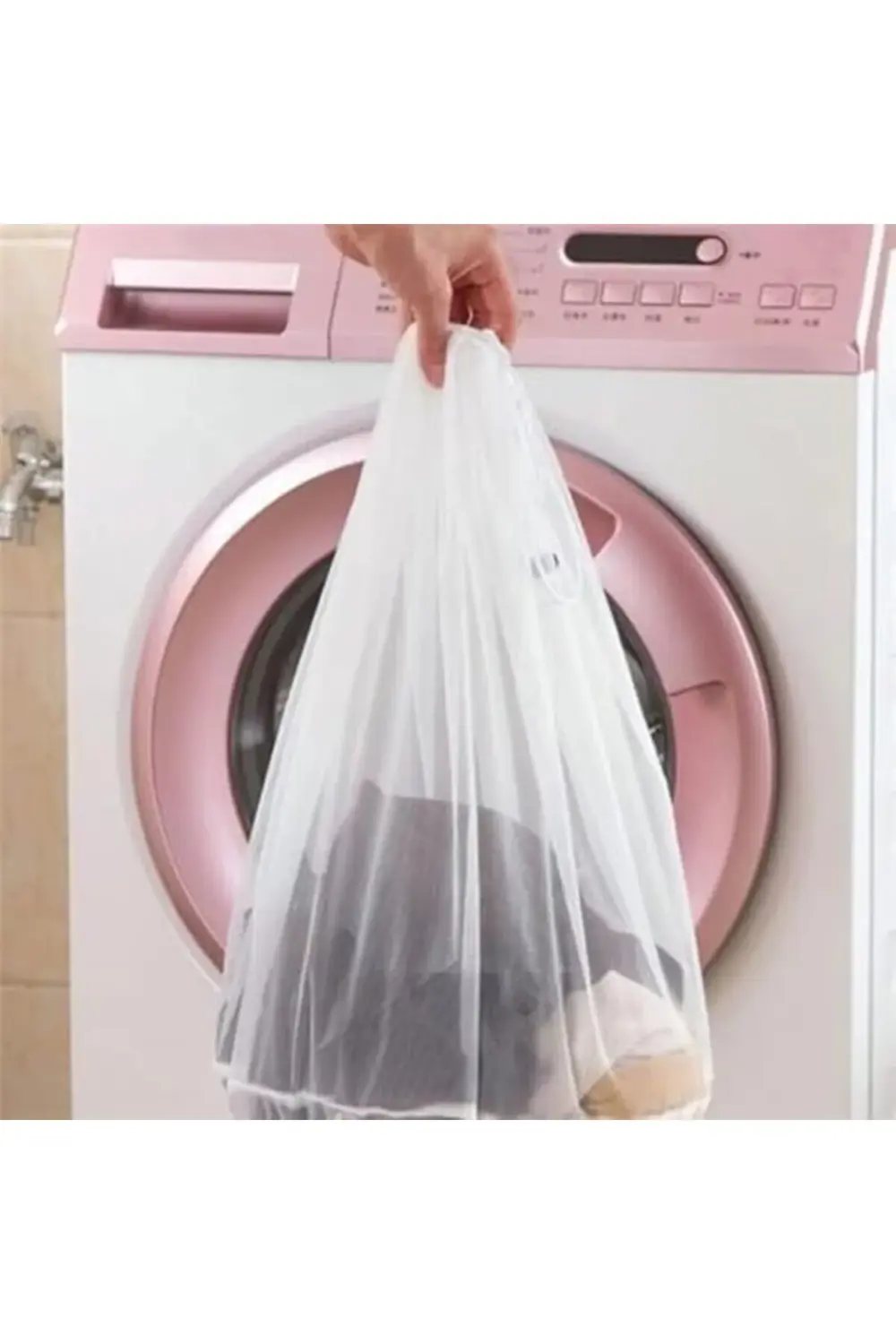 trendyvision 1 Adet File Çamaşır Torbası Hassas Yıkama Filesi Yor