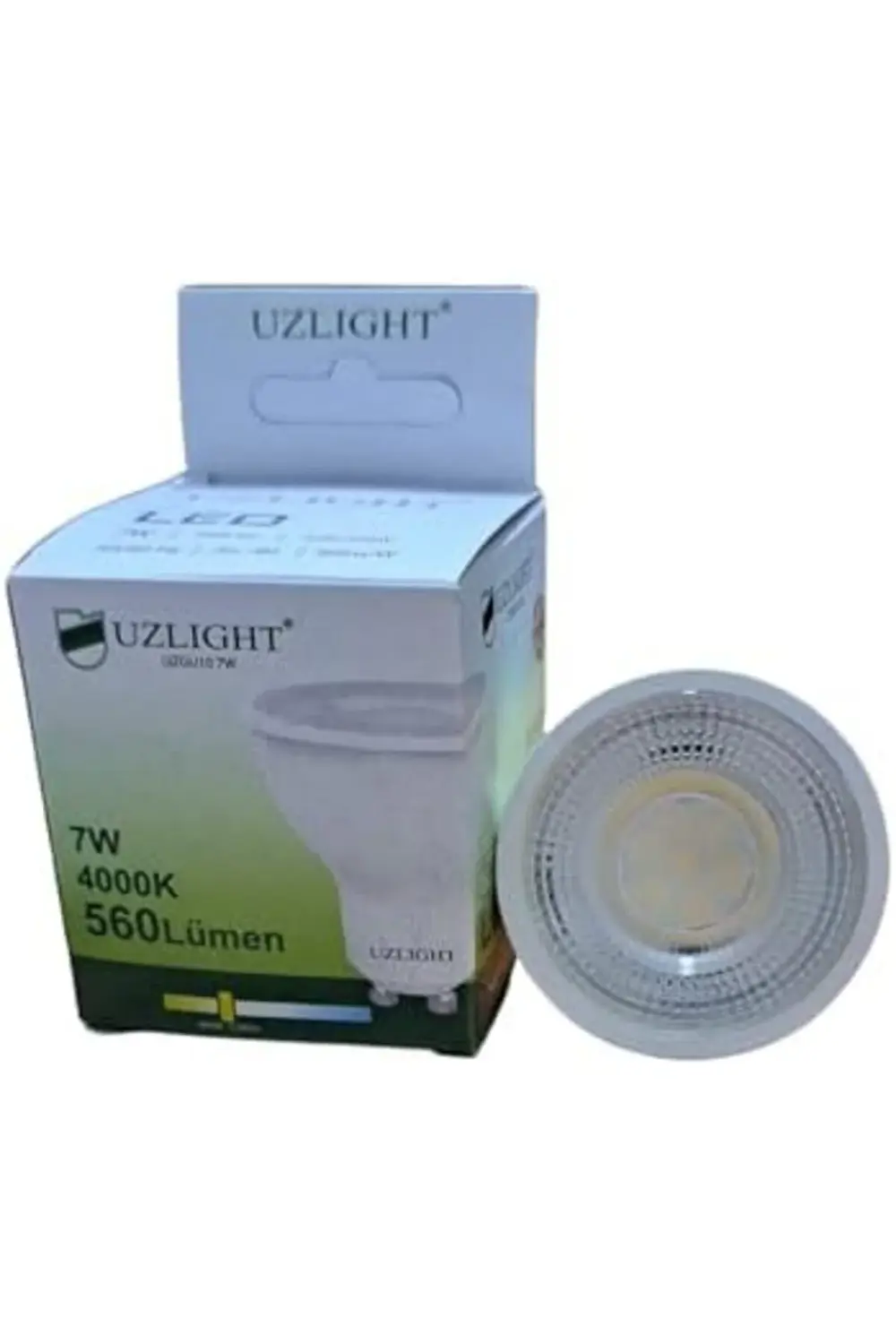 trendyvision 10 Adet 7W 4000K GU10 Duy 38° Gün Işığı Led Spot Amp