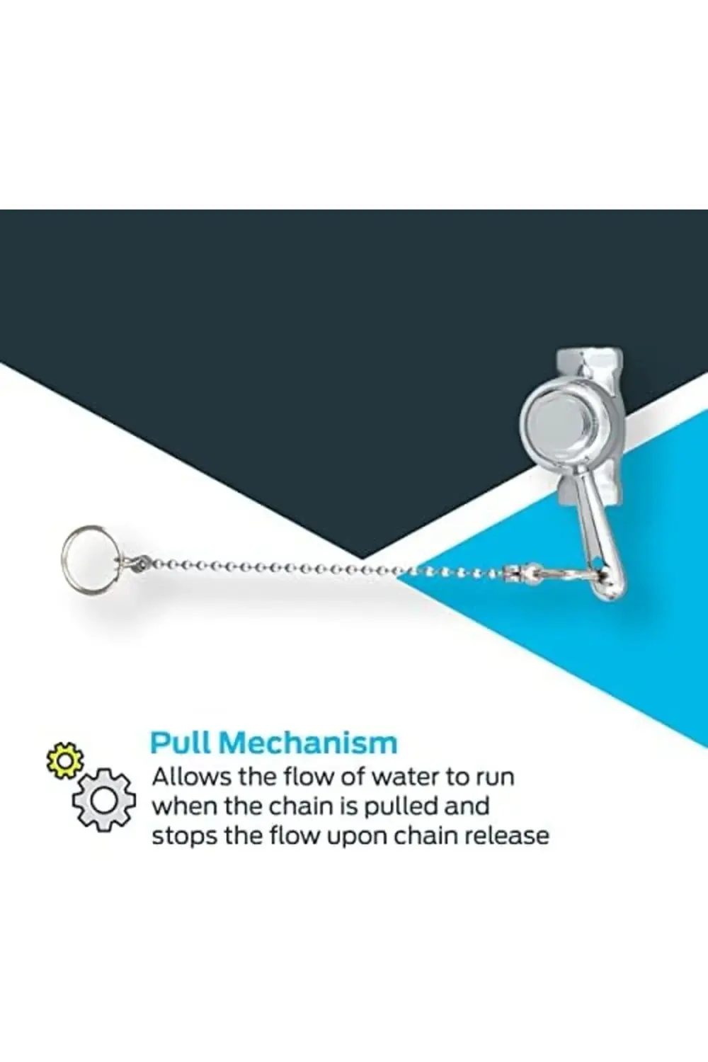 trendyvision 10789 Self-Closing Pull Chain Shower Valve buyflicke