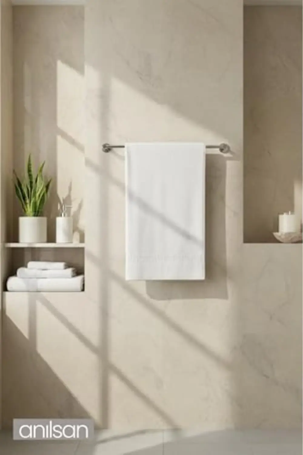 trendyvision 10'lu El Havlusu - 50x90 Cm, 225gr,%100 Pamuk, Spa V