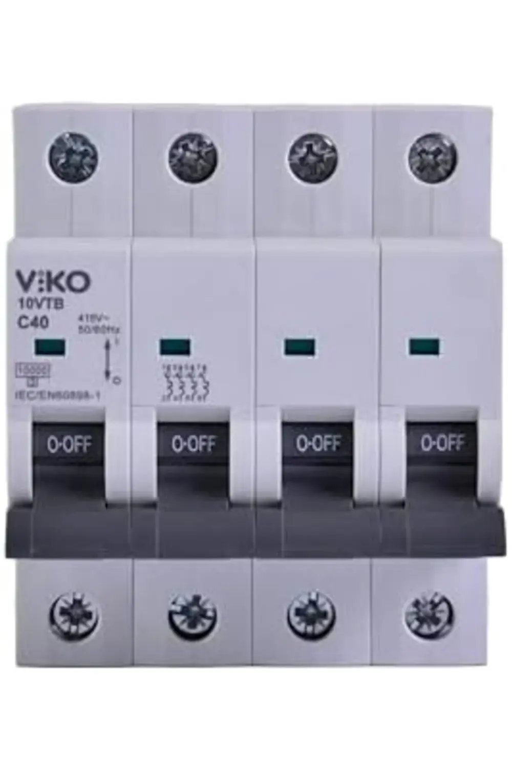 trendyvision 10VTB-4C40 Otomatik Sigorta 10kA C Tipi 4 Kutup 40A