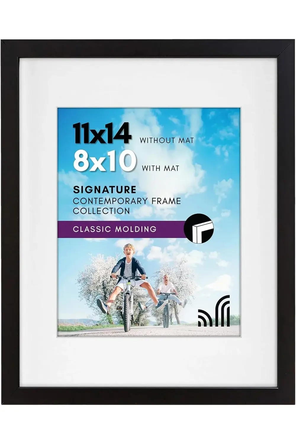 trendyvision 11 x 14 çerçeve, ahşap, Siyah, 11x14 inch buyflicker