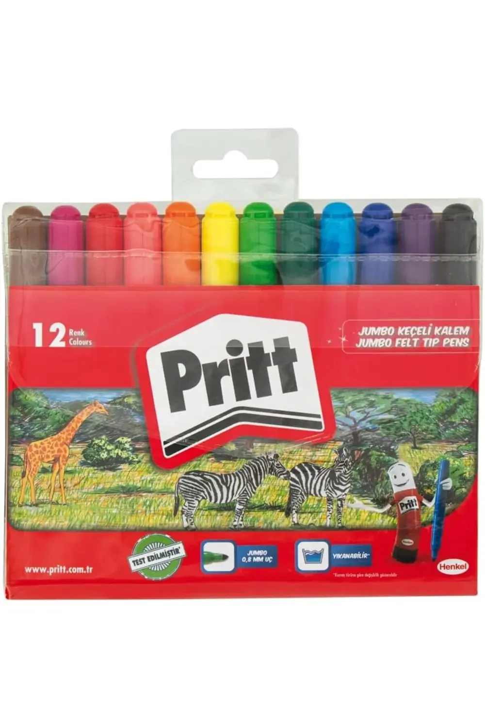 trendyvision 12'li Yuvarlak Keçeli Kalem buyflicker 395519