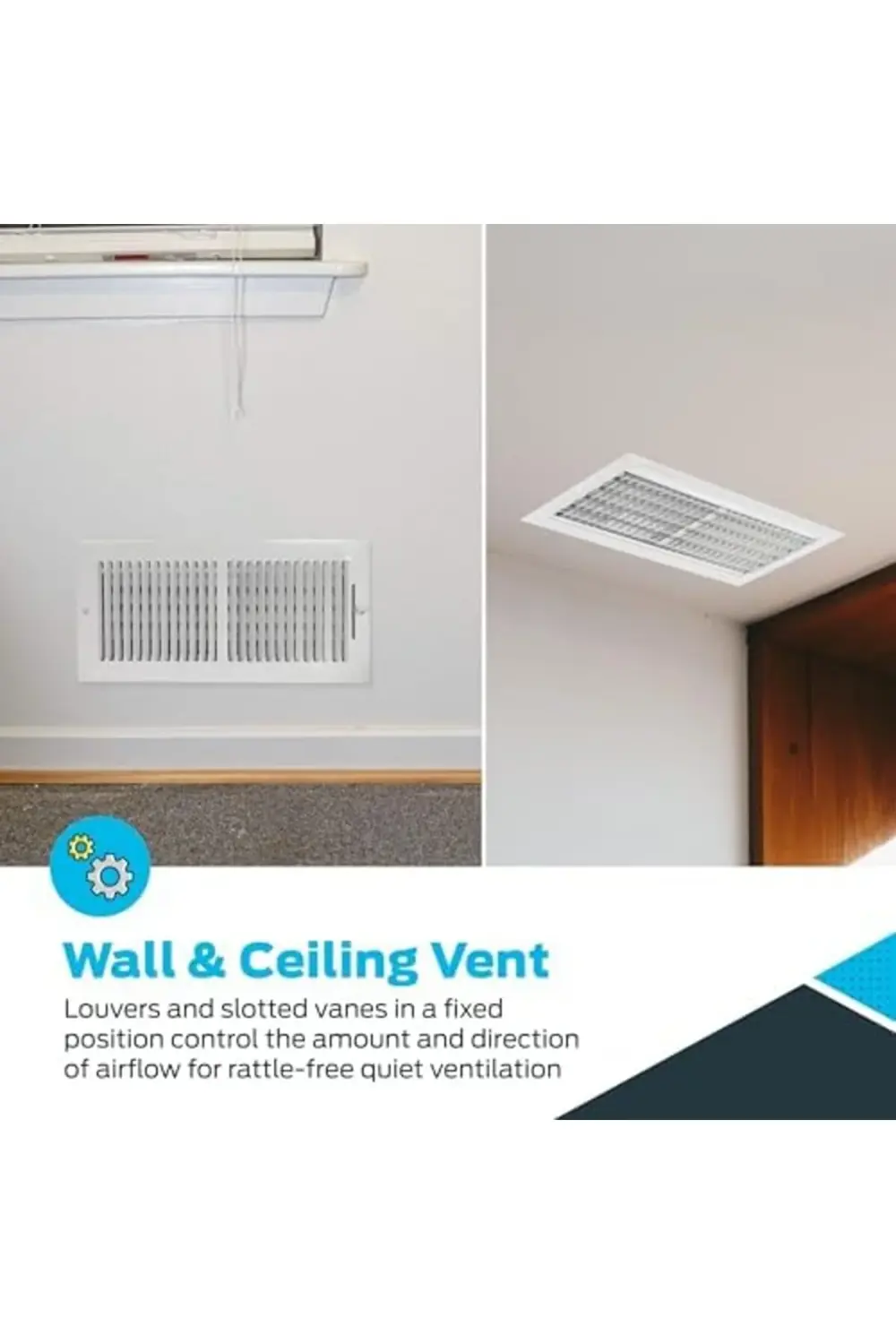 trendyvision 14 x 6 İnç (Boşluk Açılışı) Duvar veya Tavan için Be