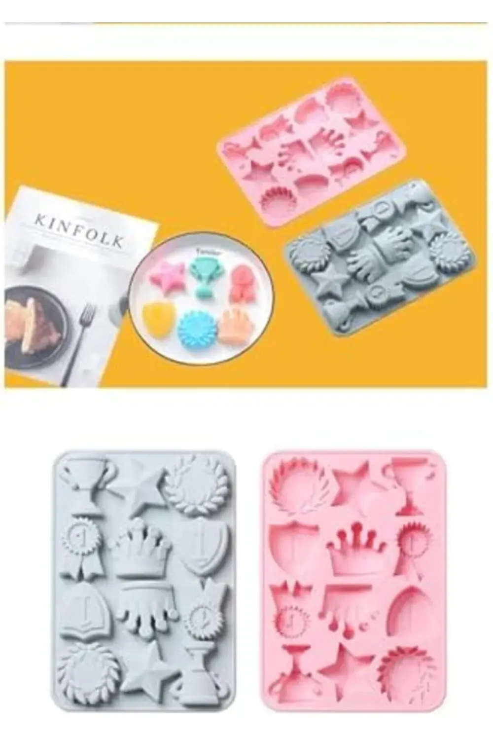 trendyvision 155- Siliko World Silikon Kek Çikolata Sabun Mum Epo