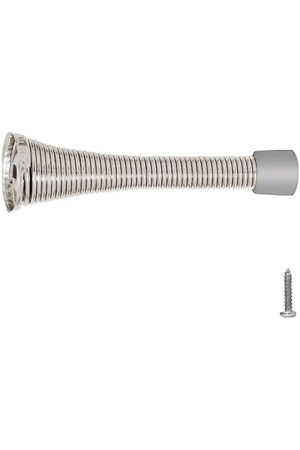 trendyvision 181701 Yaylı Kapı Stoperi, 10'lu Paket, Nikel buyfli