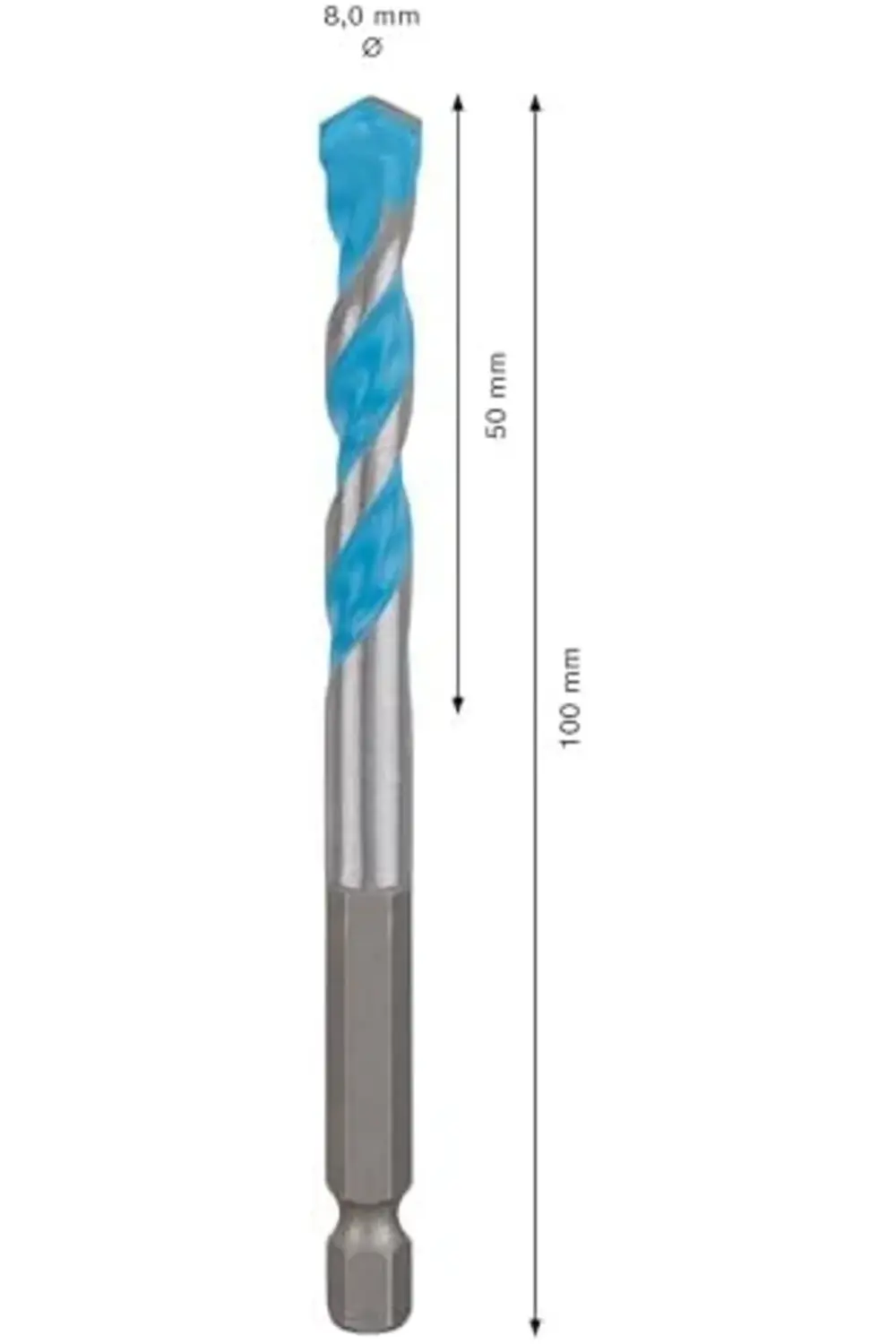 trendyvision 1x EXPERT HEX-9 MultiConstruction Delme Uçları (, Yu