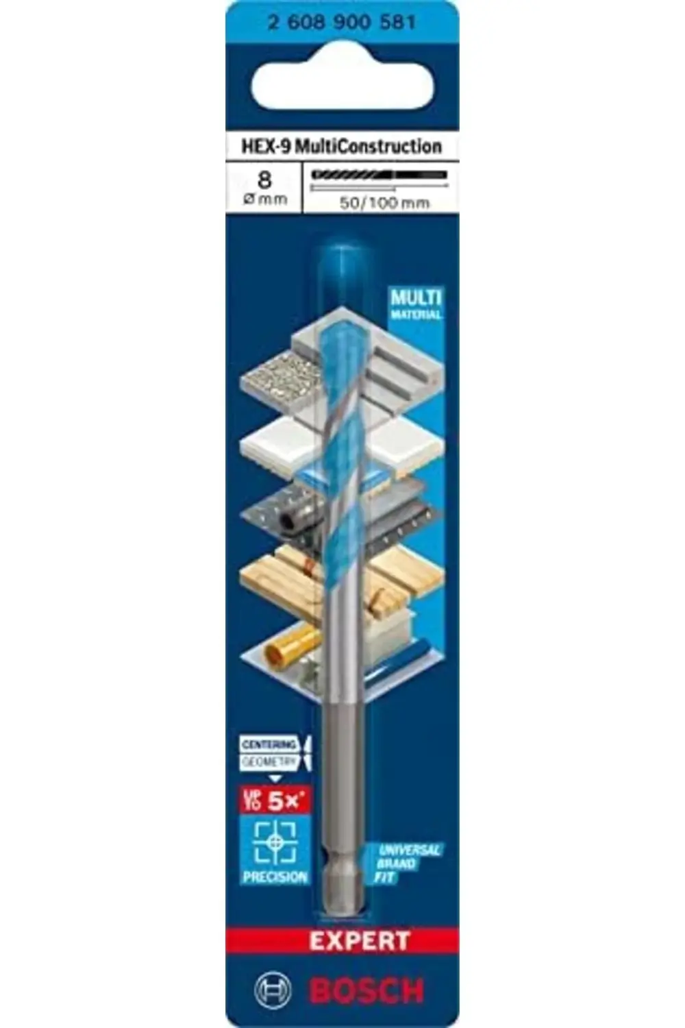 trendyvision 1x EXPERT HEX-9 MultiConstruction Delme Uçları (, Yu