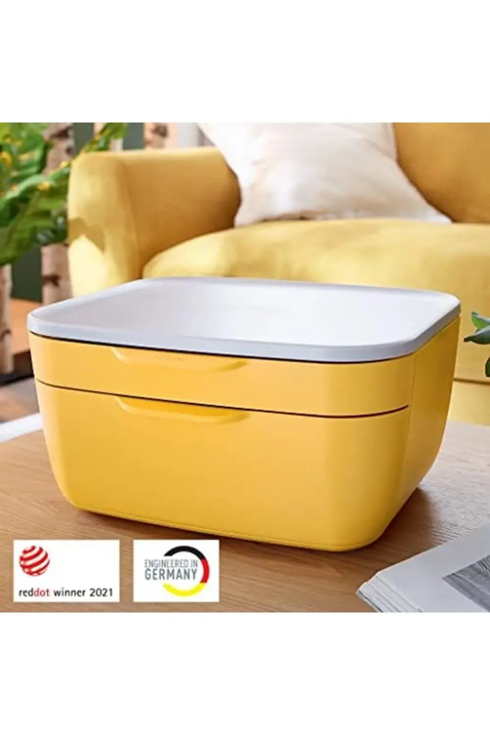 trendyvision 2 bölmeli çekmece seti, sıcak sarı, Cosy serisi, 535