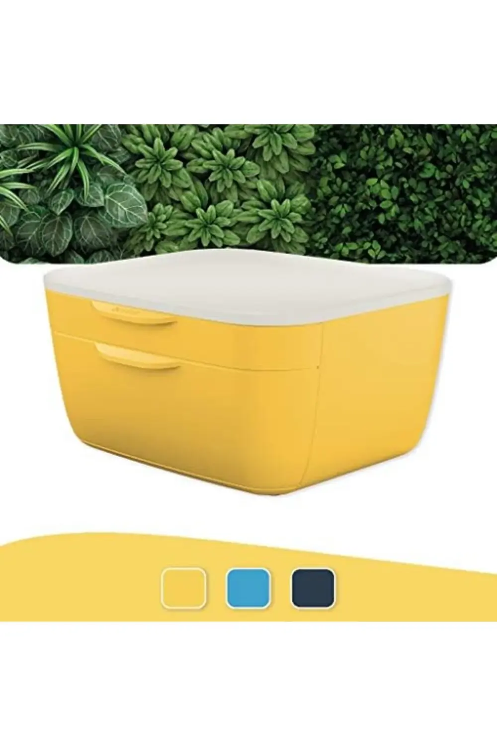 trendyvision 2 bölmeli çekmece seti, sıcak sarı, Cosy serisi, 535